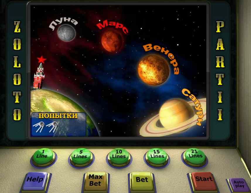 Тематическая игра в автомате Золото Партии Бонусная игра в слоте Zoloto Partii