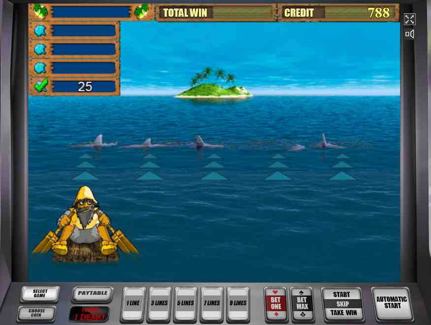 Тематическая игра в автомате Остров Бонусная игра в слоте Island