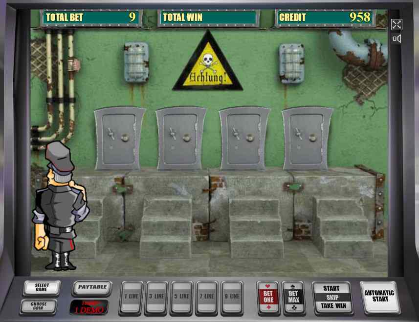 Тематический гейм в автомате Сейфы Бонусная игра в слоте Resident